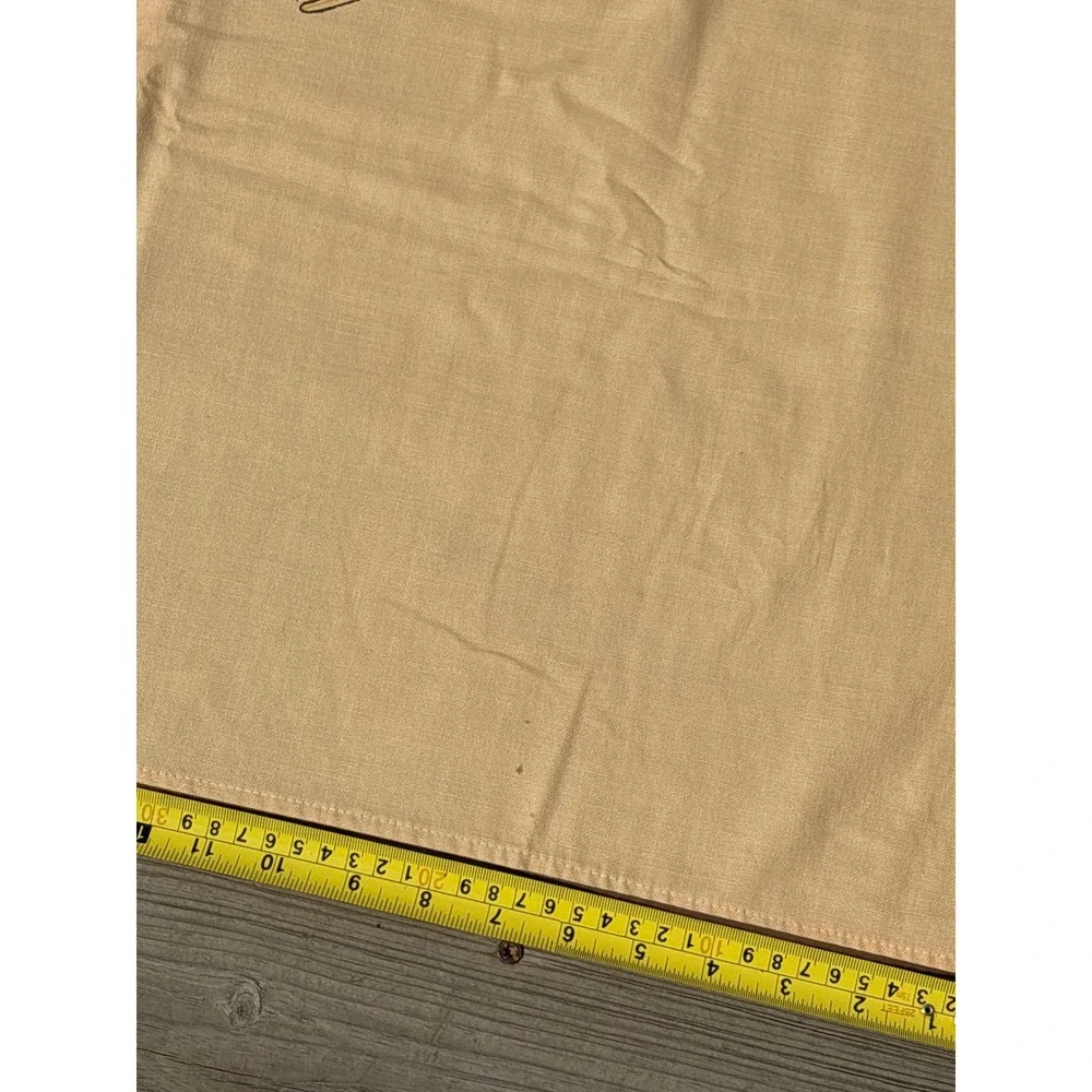 Vintage Vera Neumann Tablecloth Peach Fruit Basket Tan Rectangular 52x80